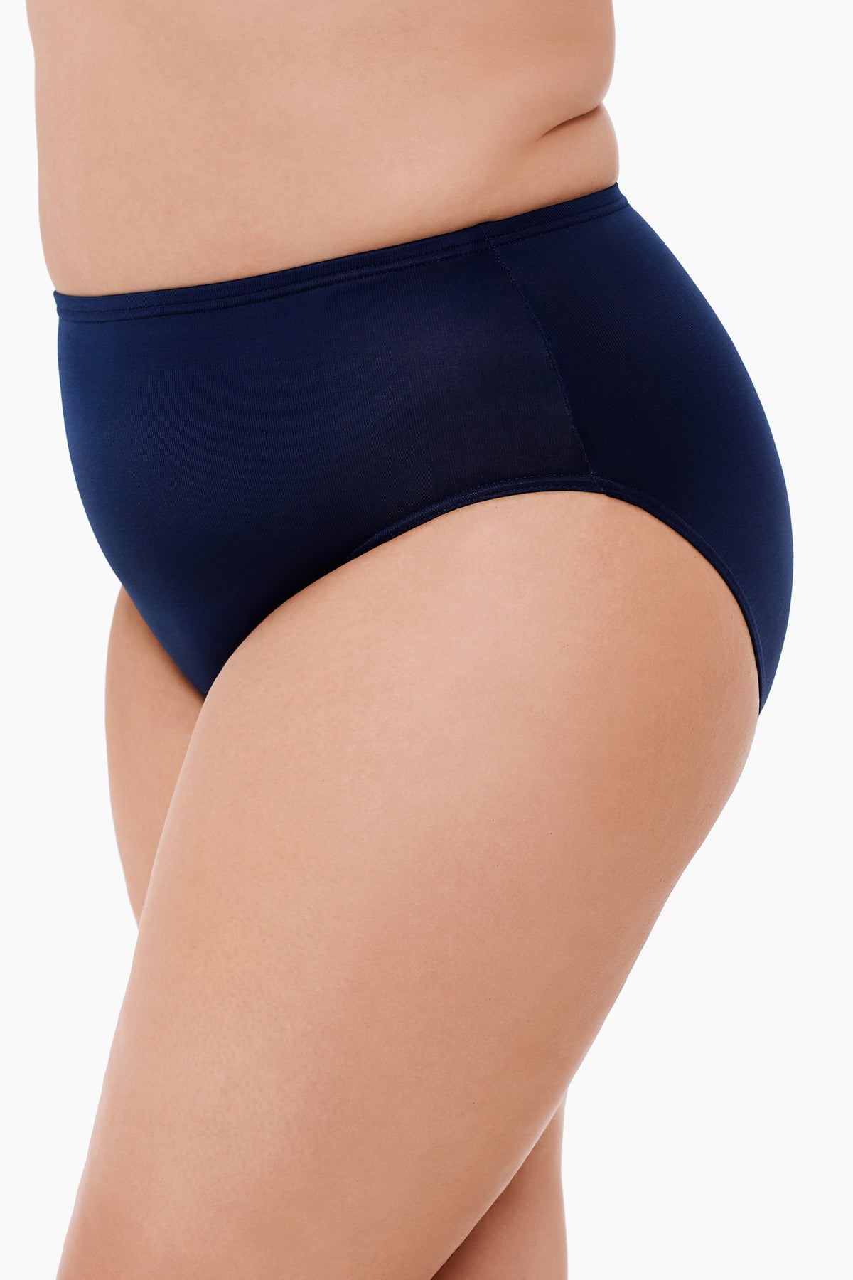 Miraclesuit Black Plus Size Basic Pant Swim Bottom