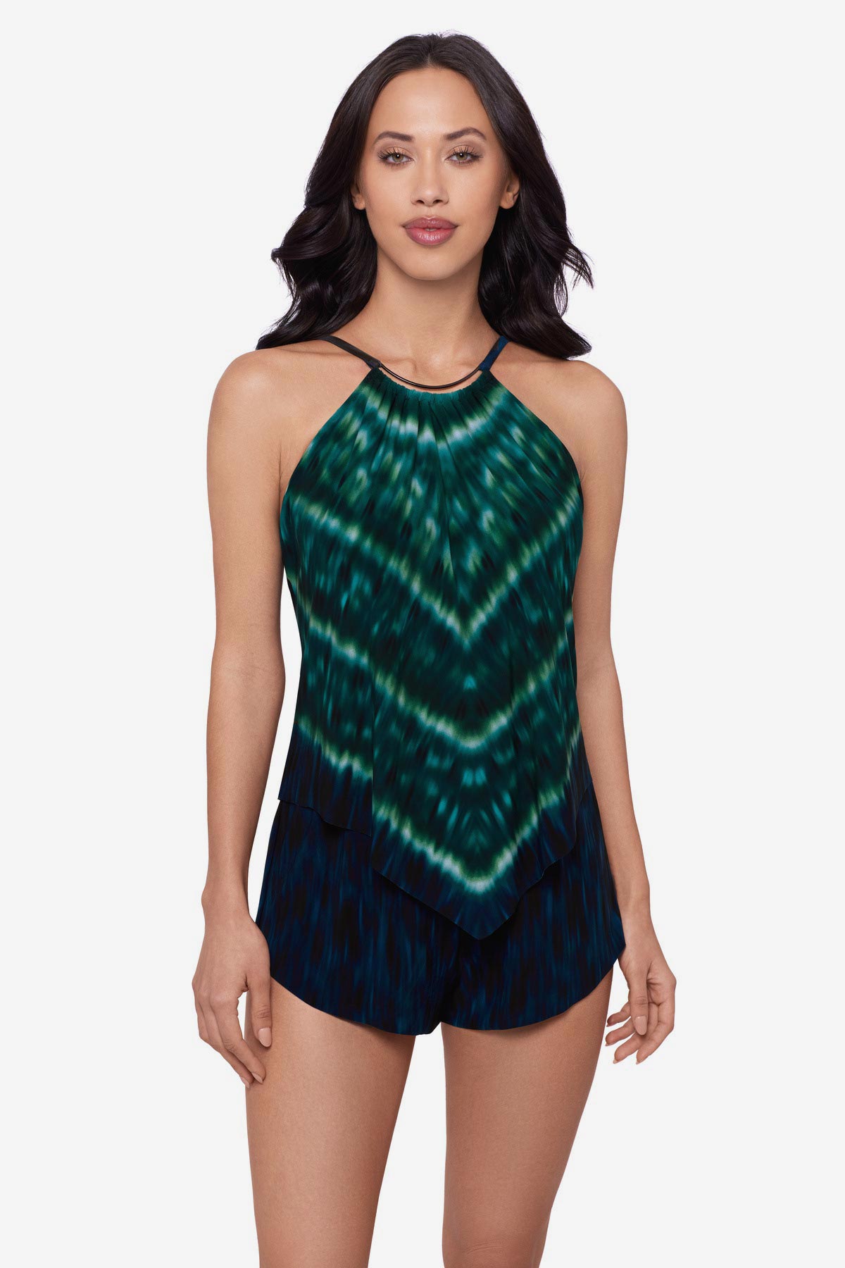 Miraclesuit Black/Multi Magicsuit Carezza Goldie One Piece Romper