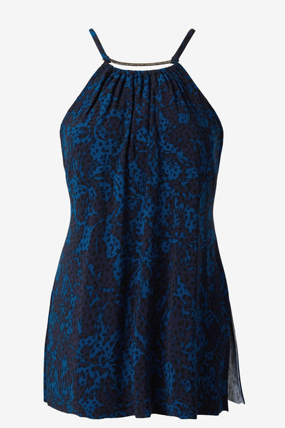 Miraclesuit Navy Magicsuit Swoon Parker One Piece Swimdress