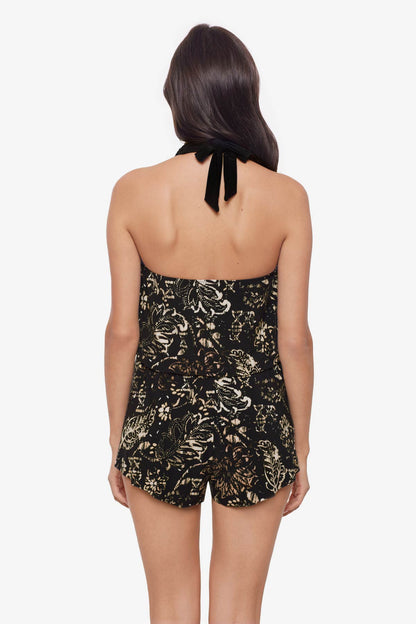 Miraclesuit Black/Multi Magicsuit Balinese Piper One Piece Romper
