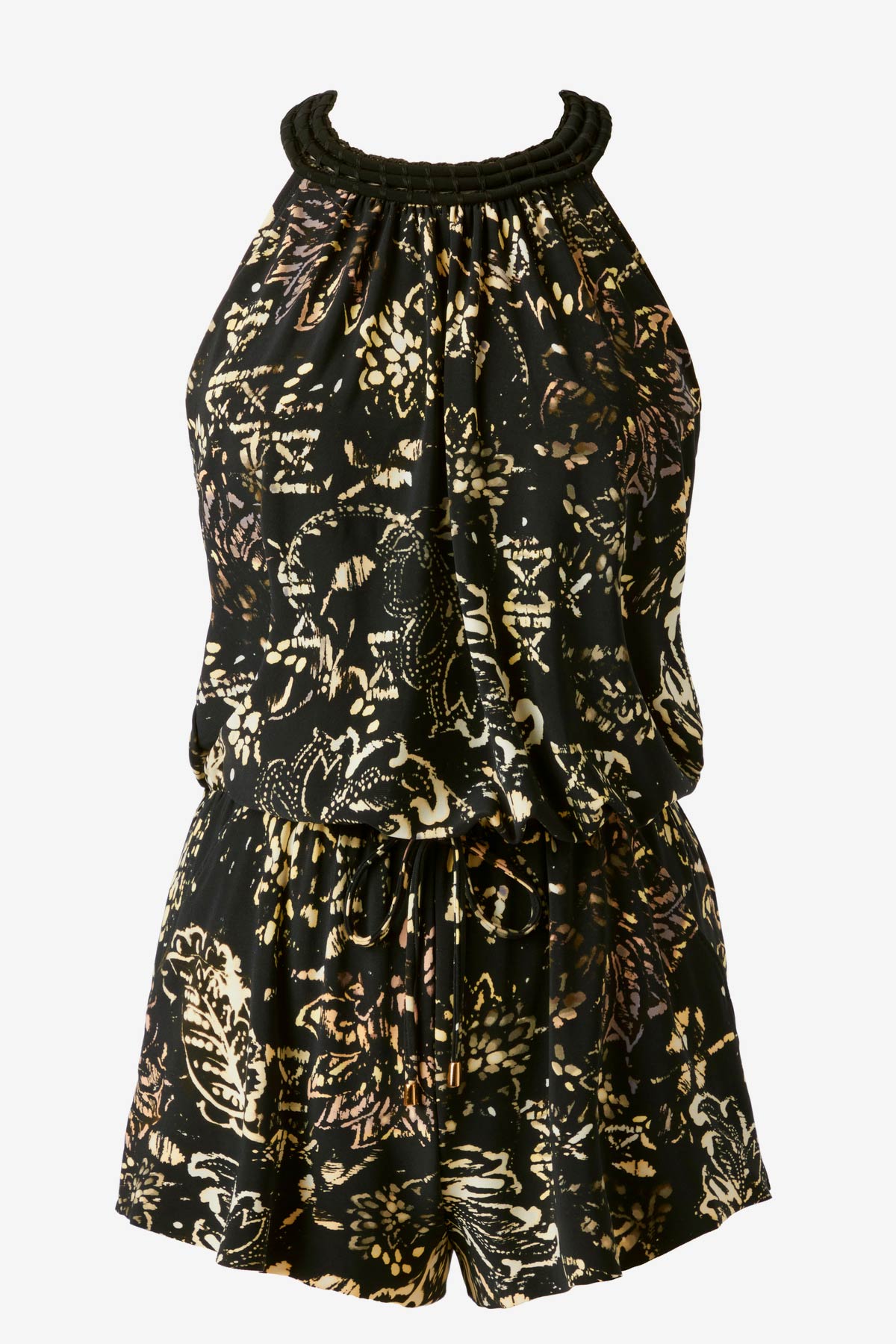 Miraclesuit Black/Multi Magicsuit Balinese Piper One Piece Romper
