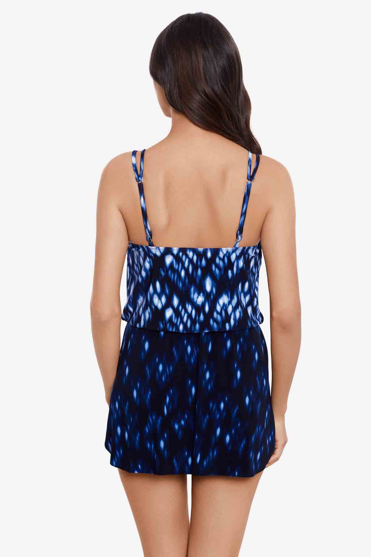 Miraclesuit Blue/Multi Magicsuit Indio Kami One Piece Swimsuit