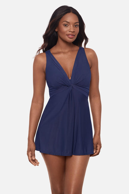 Miraclesuit Midnight Must Haves Marais Swim Dress