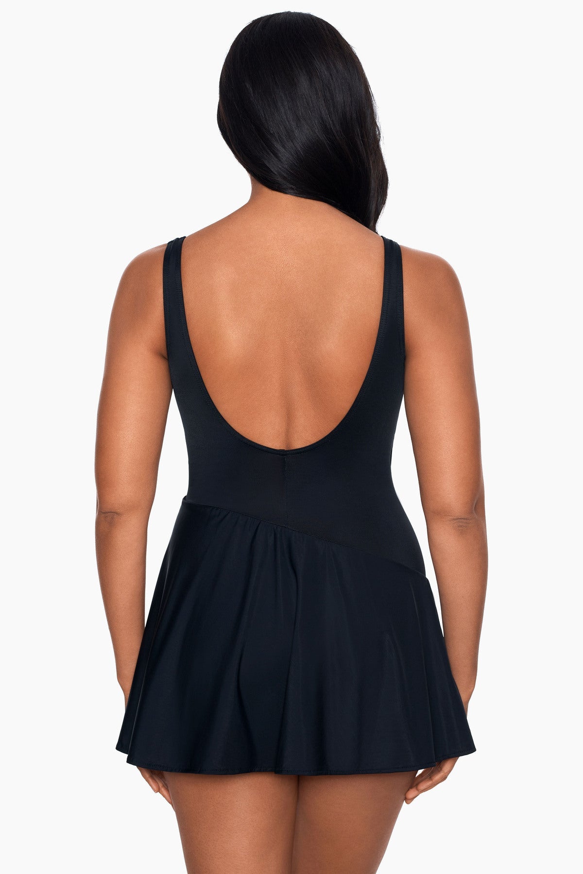 Miraclesuit Black Aurora Swim Dress