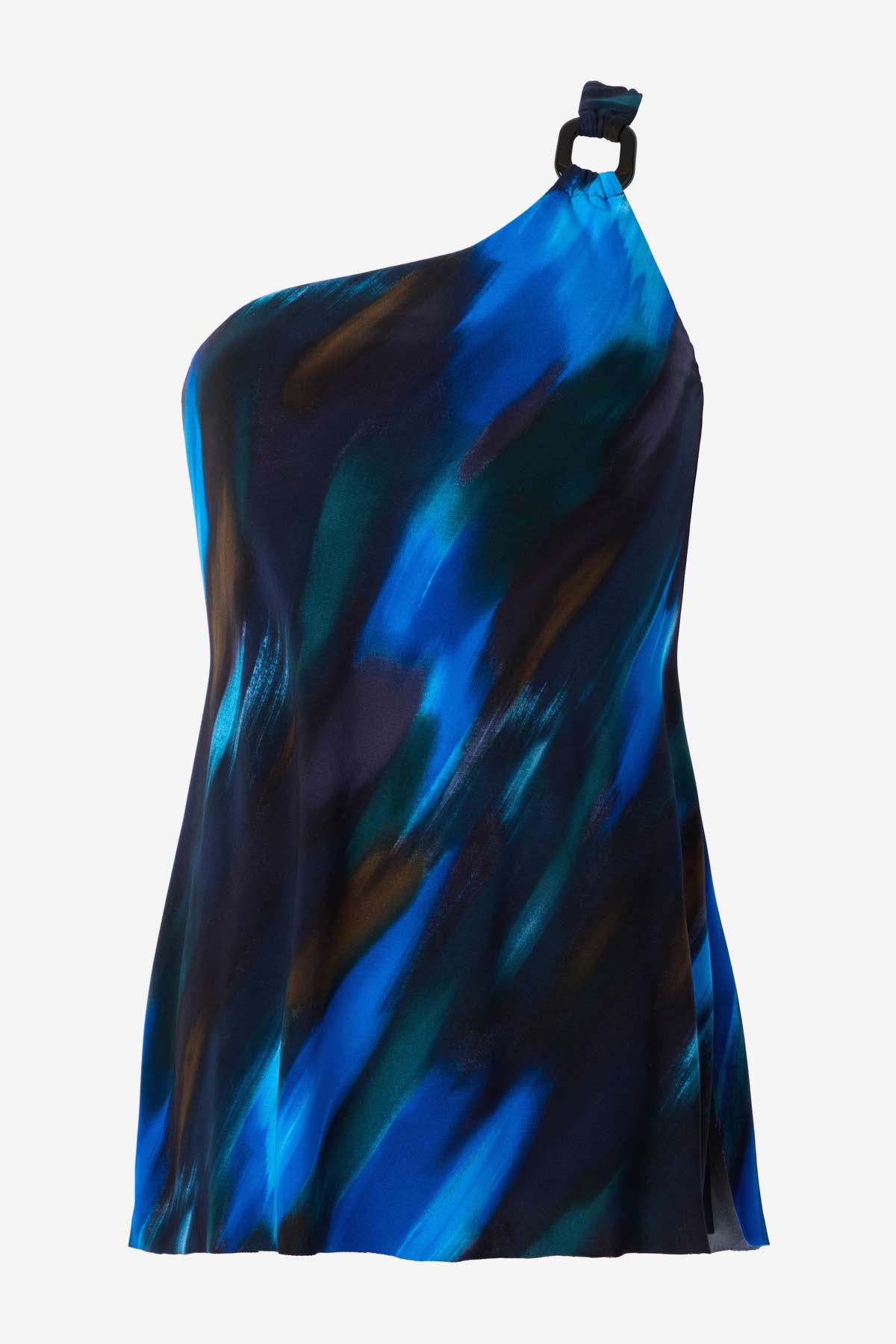 Miraclesuit Blue/Multi Magicsuit Swipe Right Amal One Piece Swim Dress