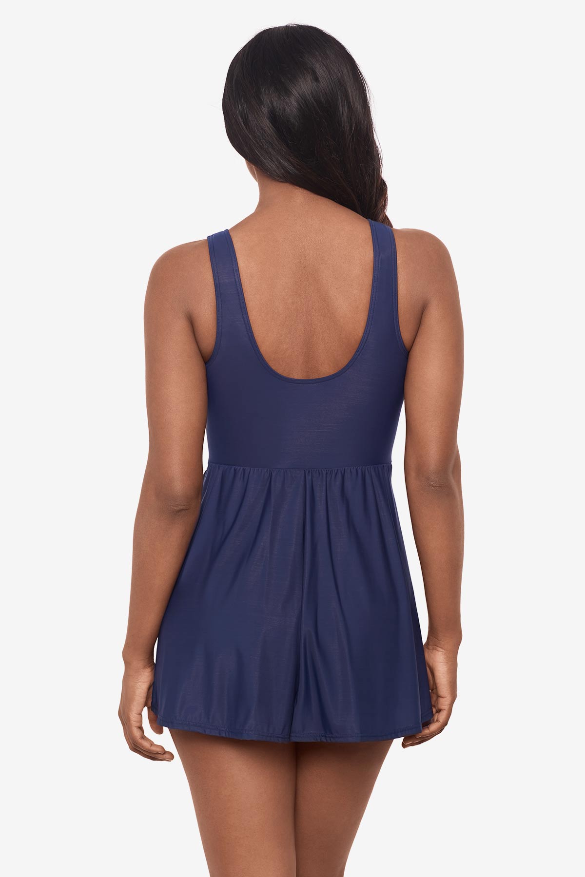 Miraclesuit Midnight Must Haves Marais One Piece Swim Dress DD-Cup