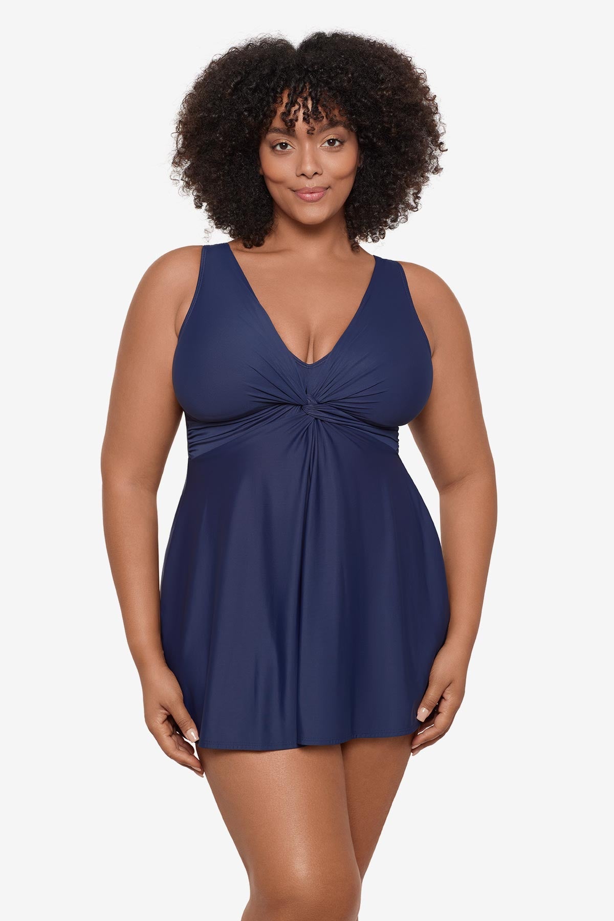Miraclesuit Mulberry Plus Size Marais Swim Dress