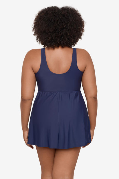 Miraclesuit Mulberry Plus Size Marais Swim Dress