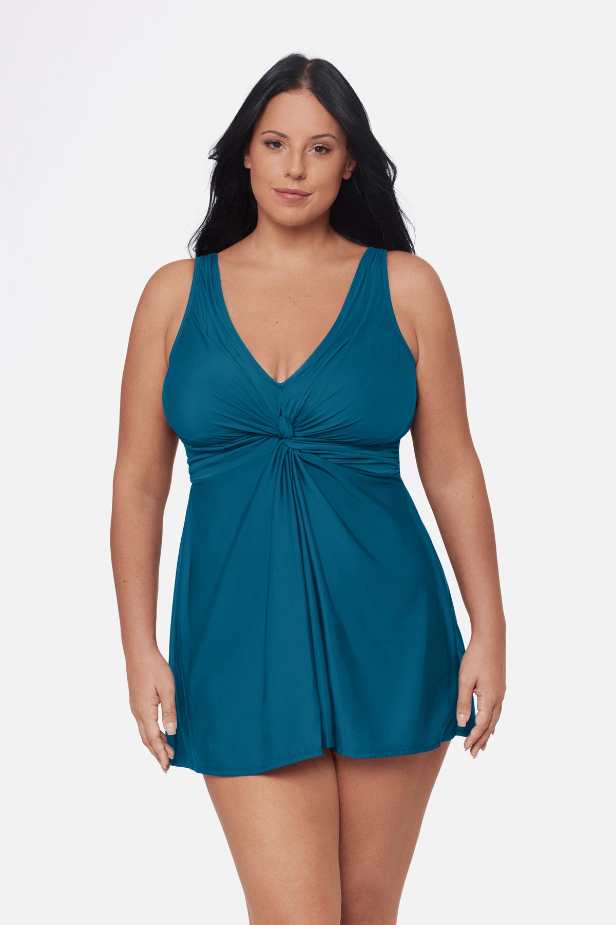 Miraclesuit Mulberry Plus Size Marais Swim Dress