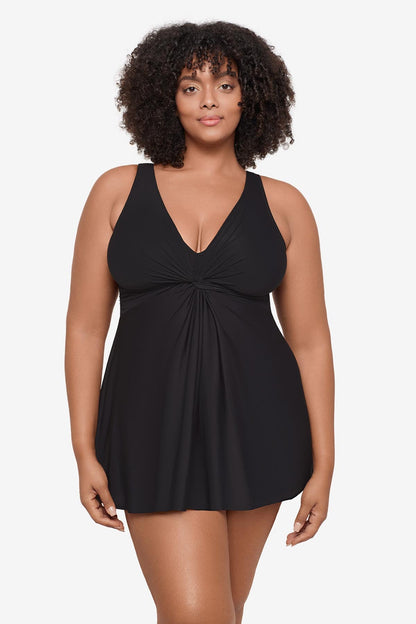 Miraclesuit Mulberry Plus Size Marais Swim Dress