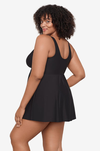 Miraclesuit Mulberry Plus Size Marais Swim Dress