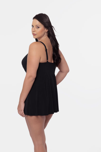 Miraclesuit Mulberry Plus Size Adora Swim Dress