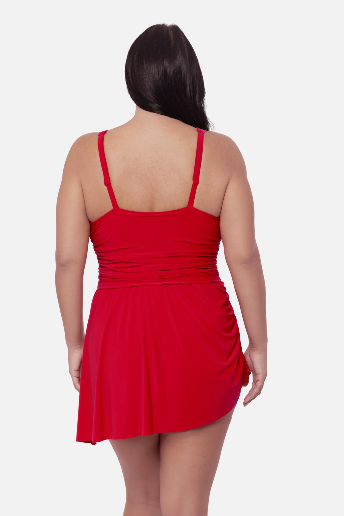 Miraclesuit Black Plus Size Celine Swim Dress