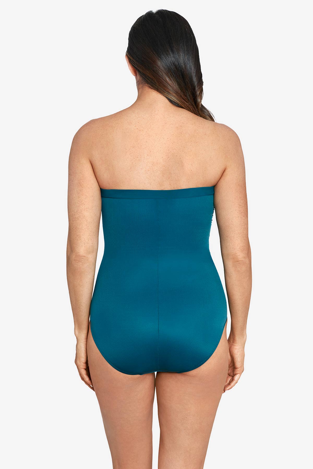 Miraclesuit Sangria Avanti Bandeau One Piece Swimsuit