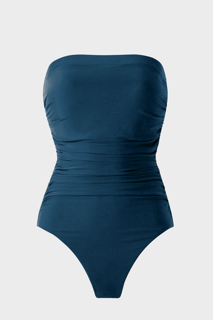Miraclesuit Sangria Avanti Bandeau One Piece Swimsuit