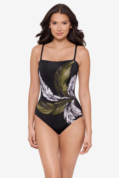 Miraclesuit Black/Multi Avanti One Piece Swimsuit in Boca Grande