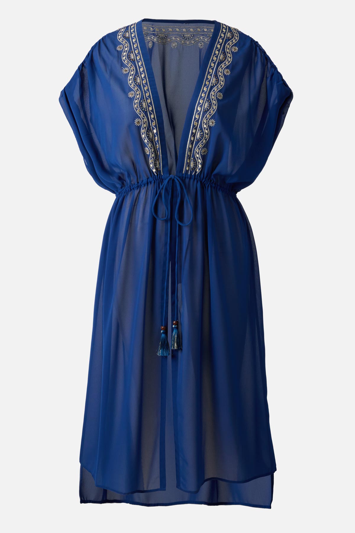 Miraclesuit Nori Beach Etc Beaded Long Kimono Cover Up
