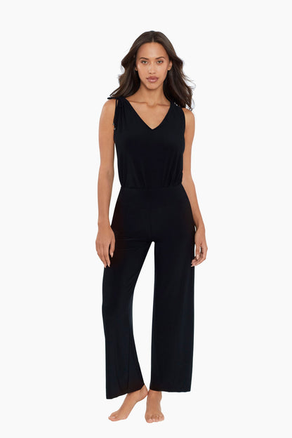 Miraclesuit Black Magicsuit Jersey Cabana Pant Swim Cover Up