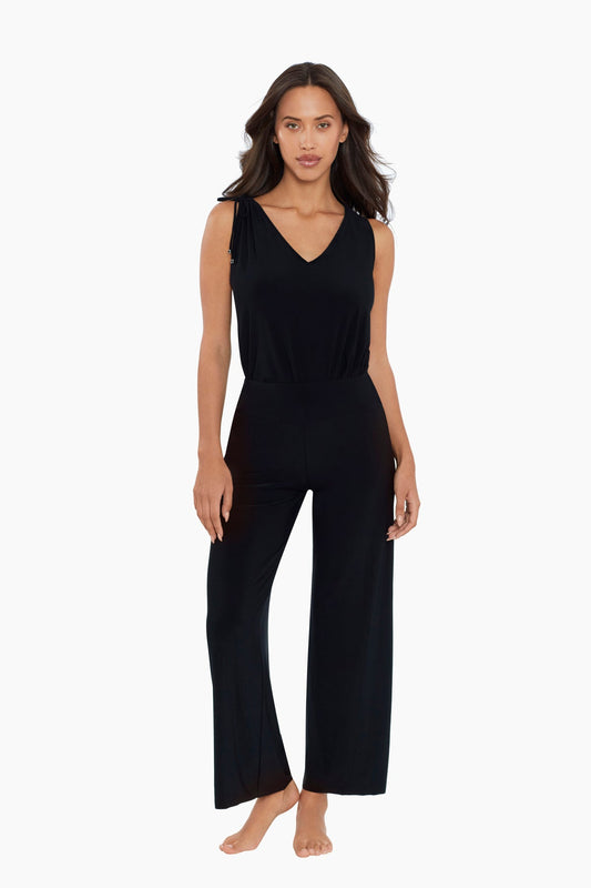 Miraclesuit Black Magicsuit Jersey Cabana Pant Swim Cover Up