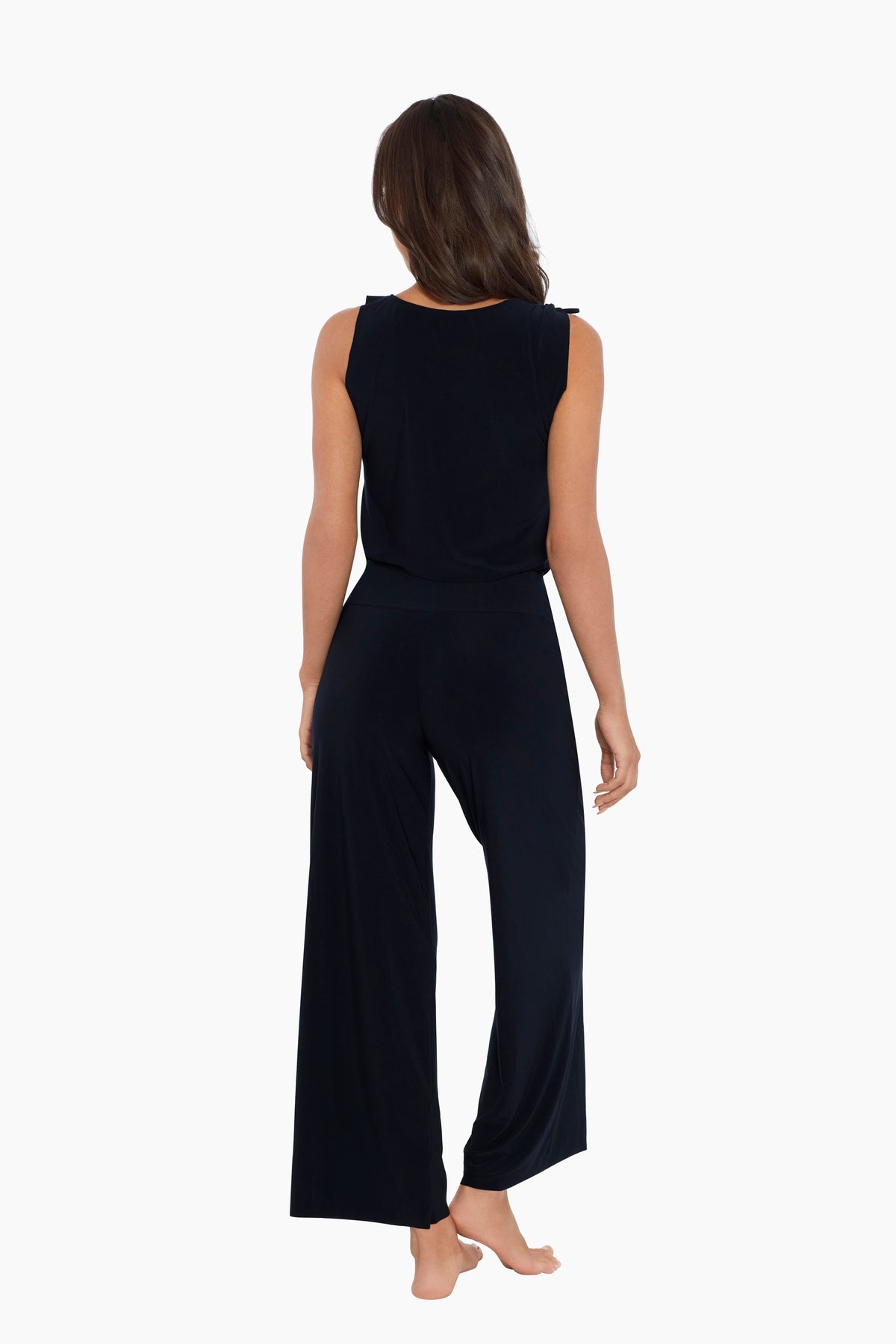 Miraclesuit Black Magicsuit Jersey Cabana Pant Swim Cover Up