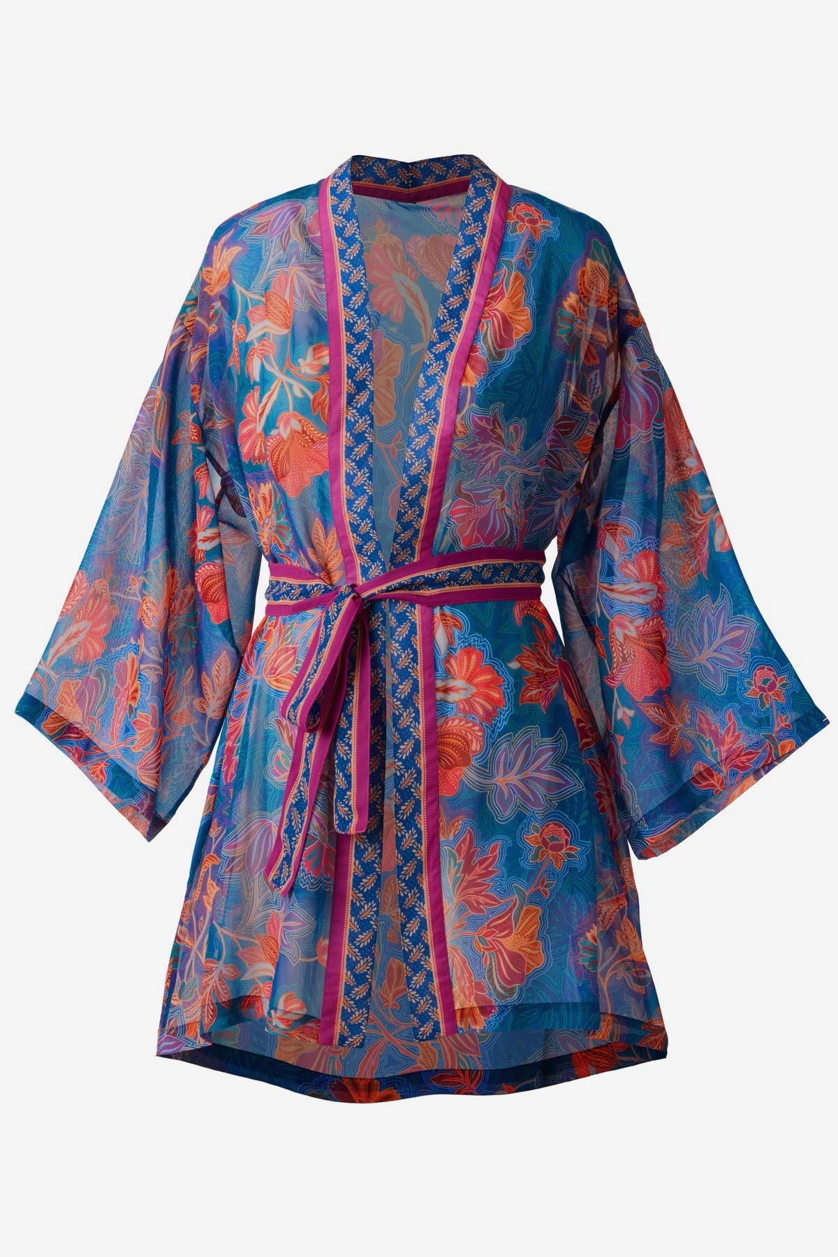 Miraclesuit Multi Kimono Cover Up in Decoupage