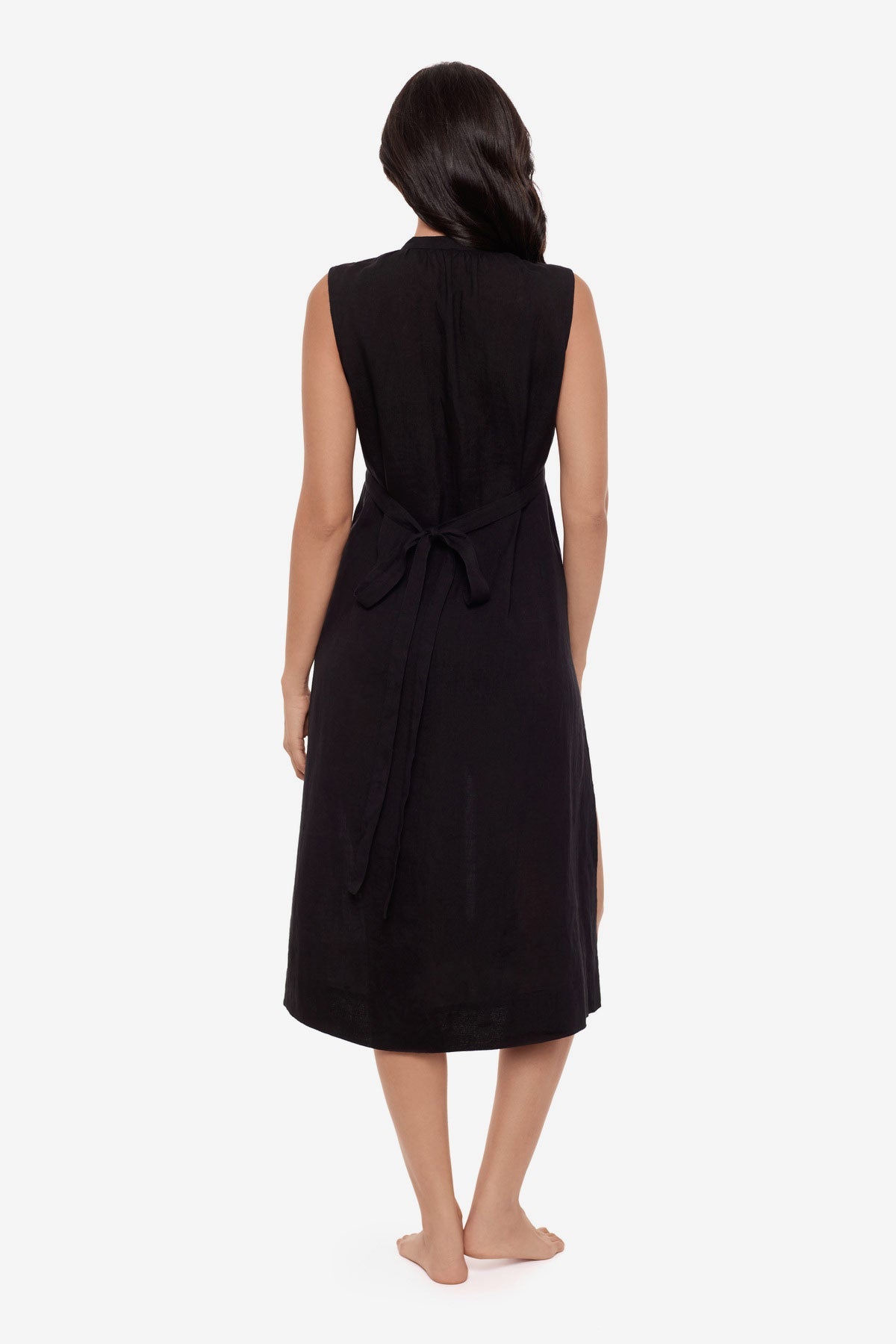 Miraclesuit White Pleated Beach Dress Cover Up