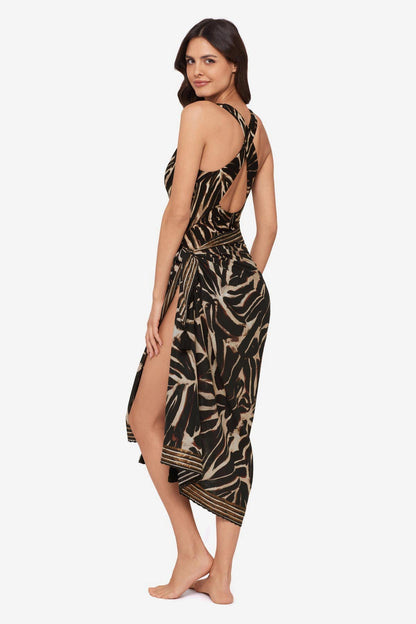 Miraclesuit Black/Multi Magicsuit Desert Mirage Pareo Swimwear Cover Up