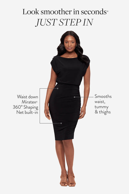 Miraclesuit Black Body by Bali Shaping Dress In Black