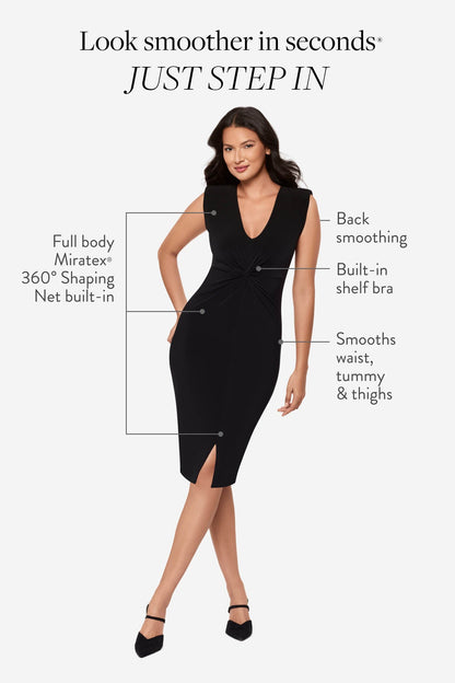 Miraclesuit Black Body by Jodi Shaping Dress in Black