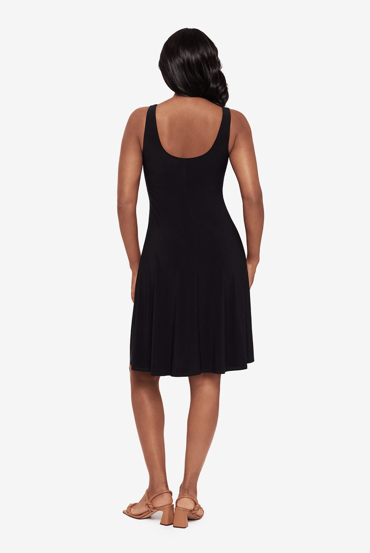 Miraclesuit Black Body by Remi Fit & Flair Shaping Dress in Black