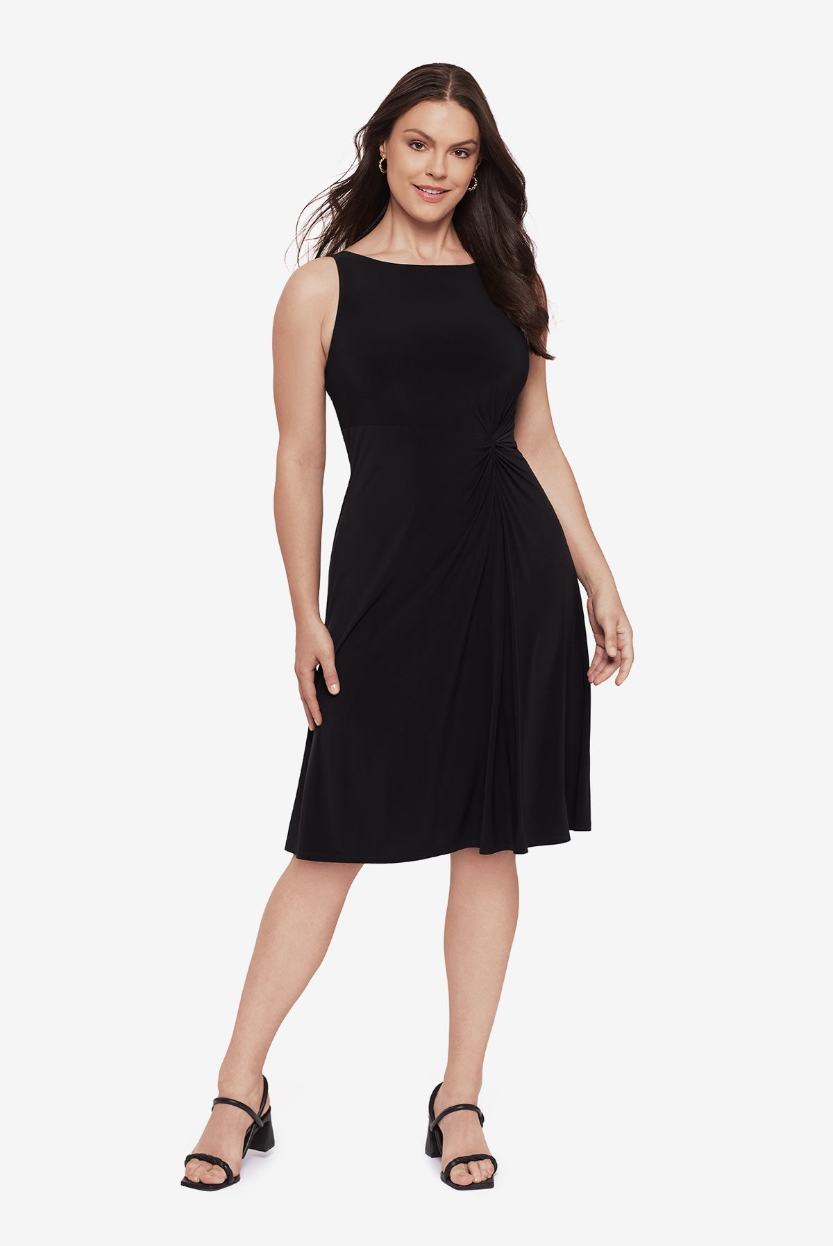 Miraclesuit Black Body by Remi Fit & Flair Shaping Dress in Black