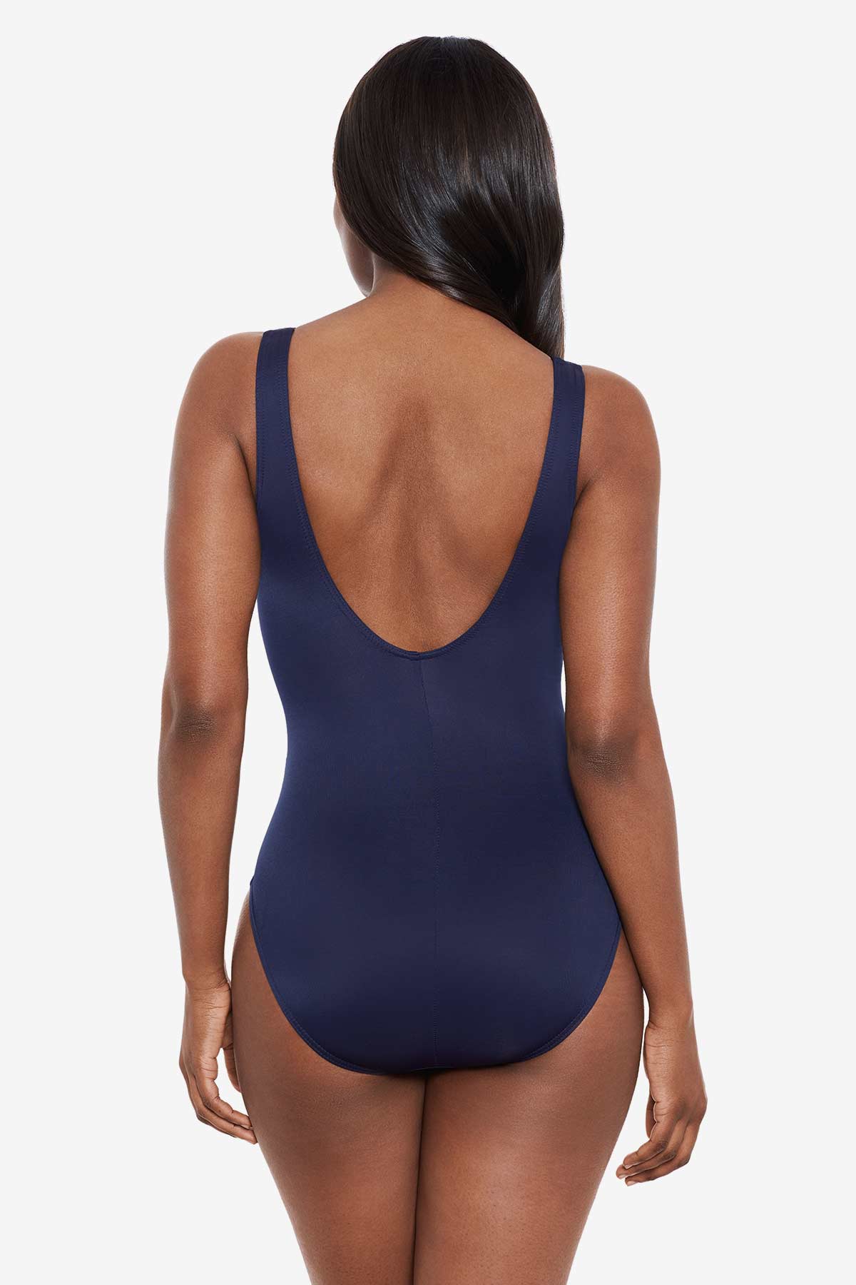 Miraclesuit Mulberry Illusionists Crossover One Piece Swimsuit