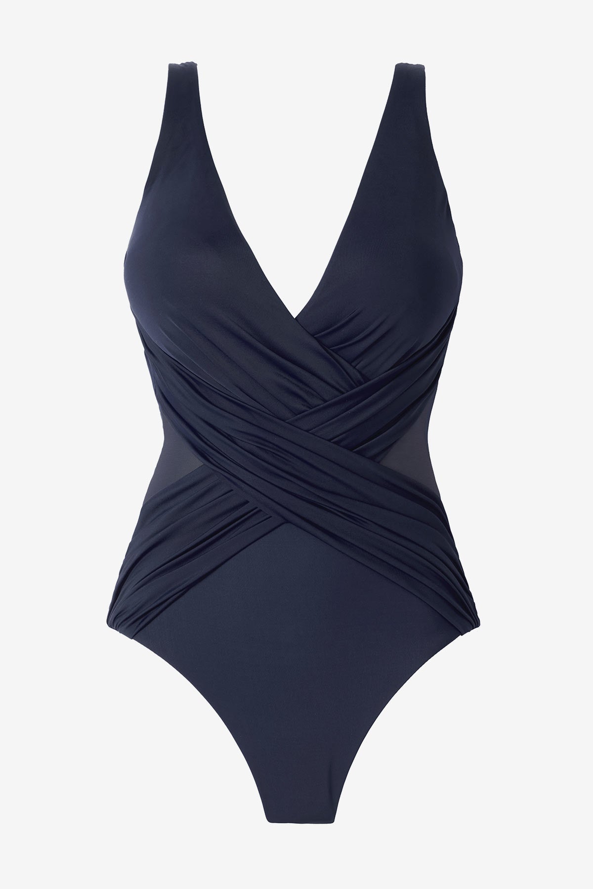 Miraclesuit Mulberry Illusionists Crossover One Piece Swimsuit
