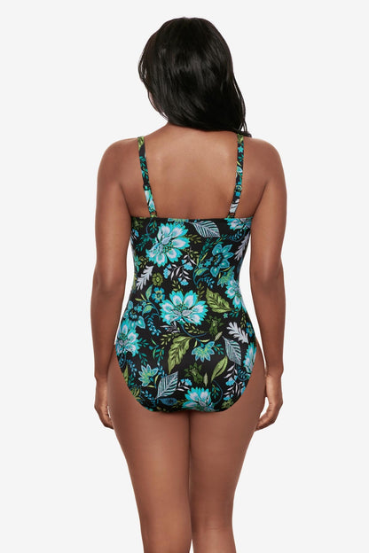 Miraclesuit Black/Multi Kara One Piece in Florica