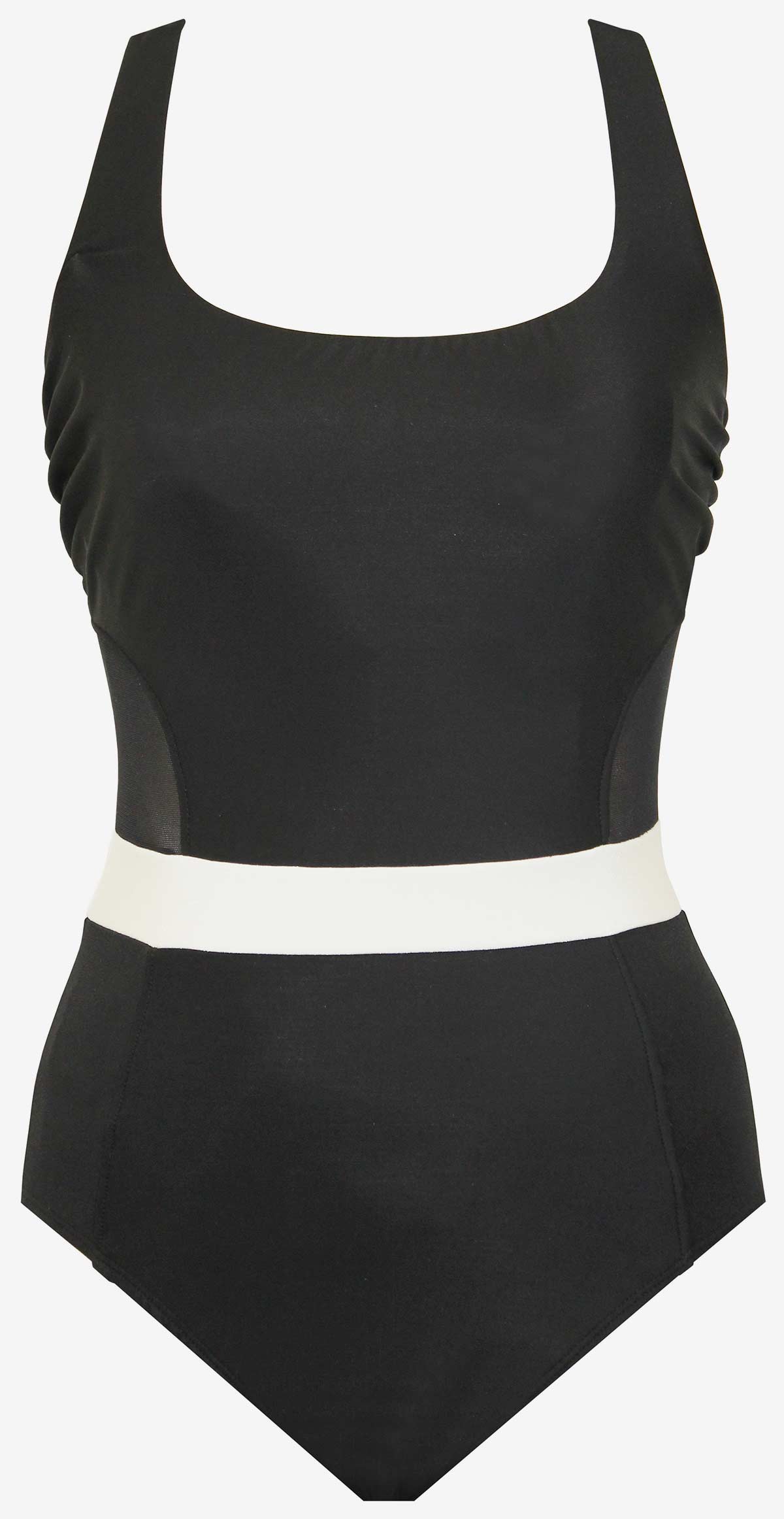 Miraclesuit Black/White Spectra Somerland One Piece Swimsuit