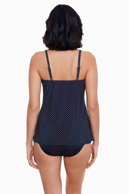 Miraclesuit Midnight Pin Point Love Knot Tankini