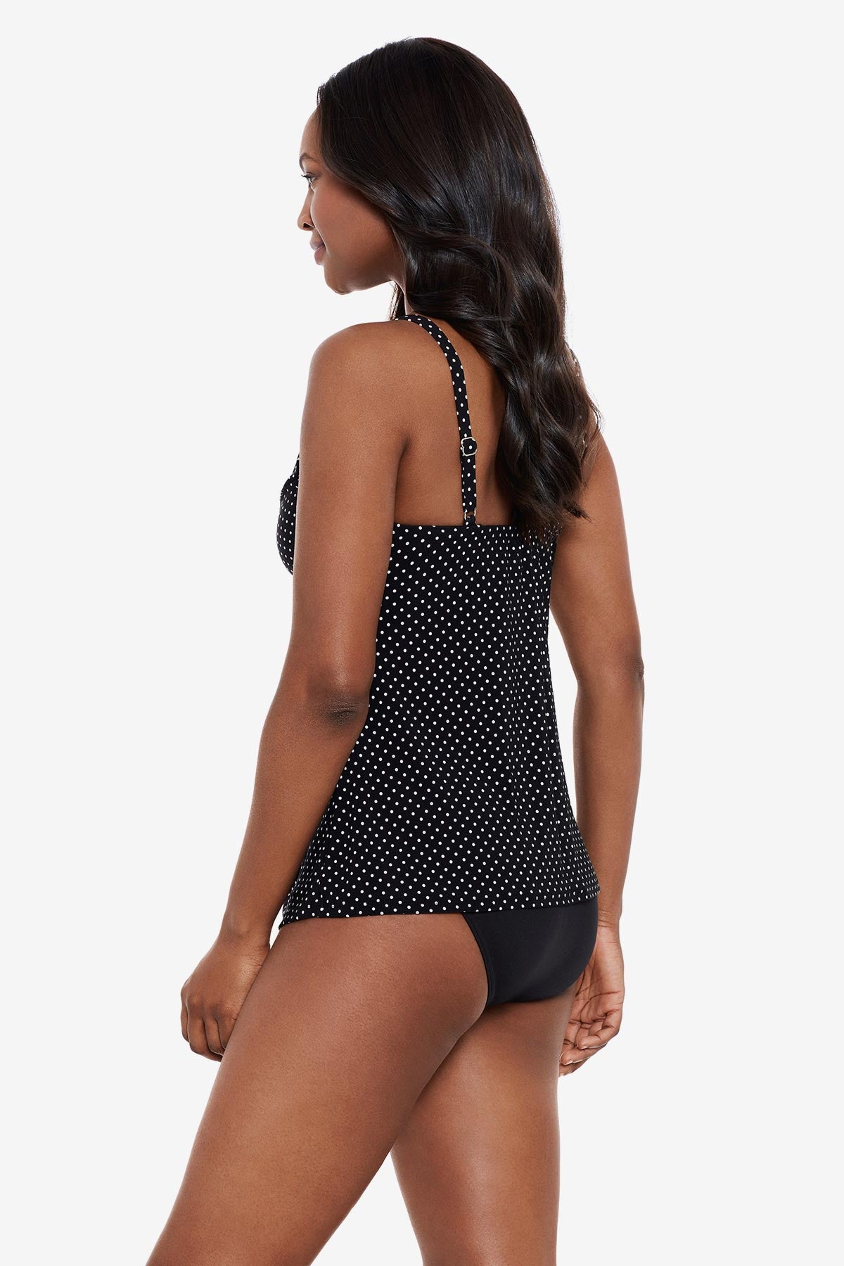 Miraclesuit Midnight Pin Point Love Knot Tankini