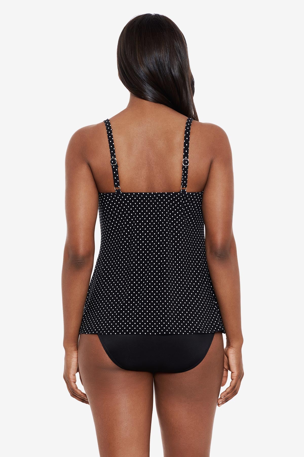 Miraclesuit Midnight Pin Point Love Knot Tankini