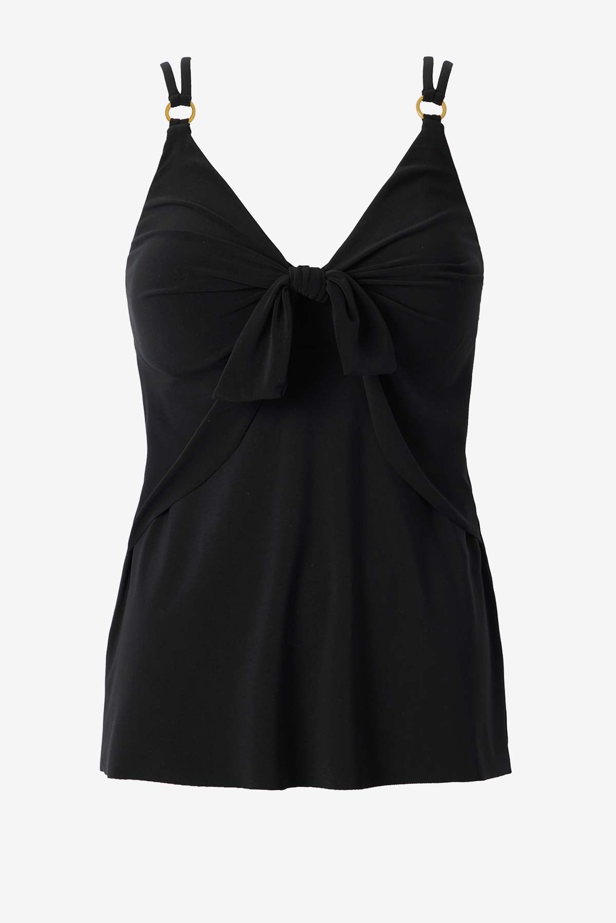 Miraclesuit Black Akikio Tankini Top in Obi One