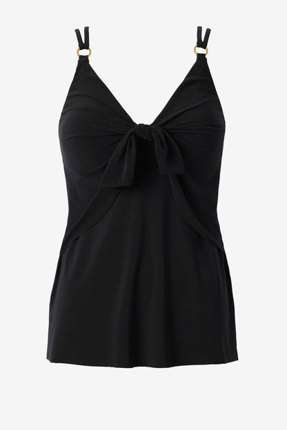 Miraclesuit Black Akikio Tankini Top in Obi One
