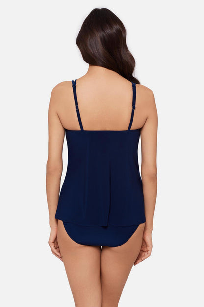 Miraclesuit Black Akikio Tankini Top in Obi One
