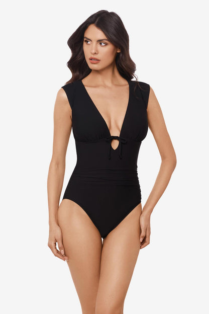 Miraclesuit Black Dash One Piece