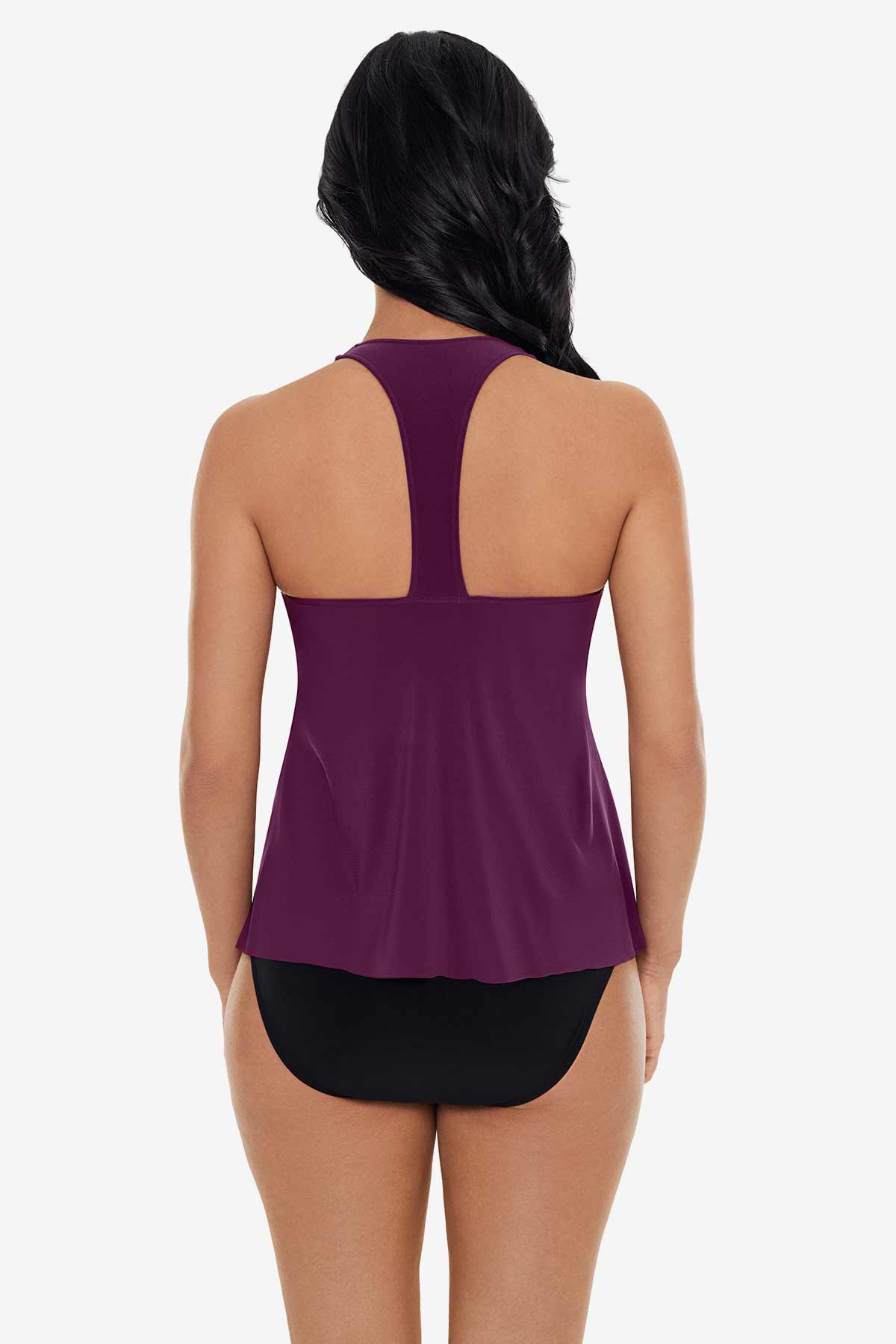 Miraclesuit Merlot Taylor Tankini Top