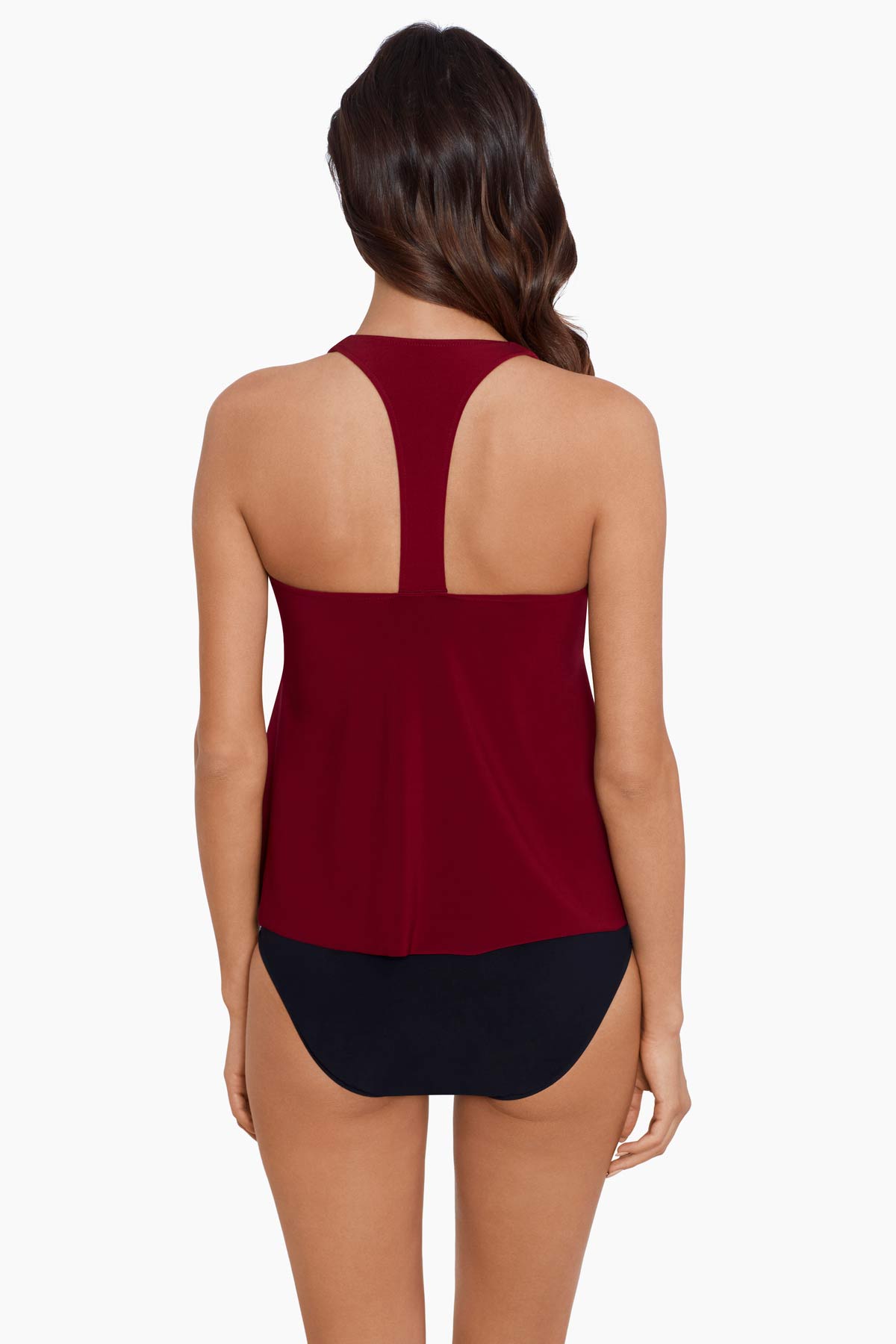 Miraclesuit Merlot Taylor Tankini Top