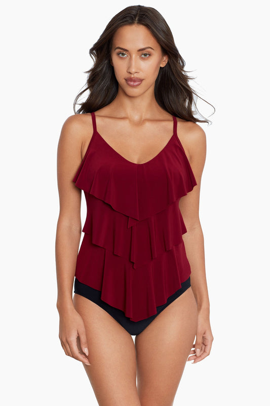 Miraclesuit Black Magicsuit Rita Tankini Top