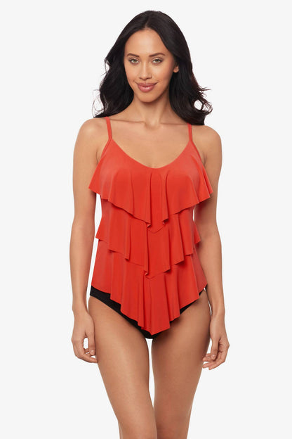 Miraclesuit Black Magicsuit Rita Tankini Top