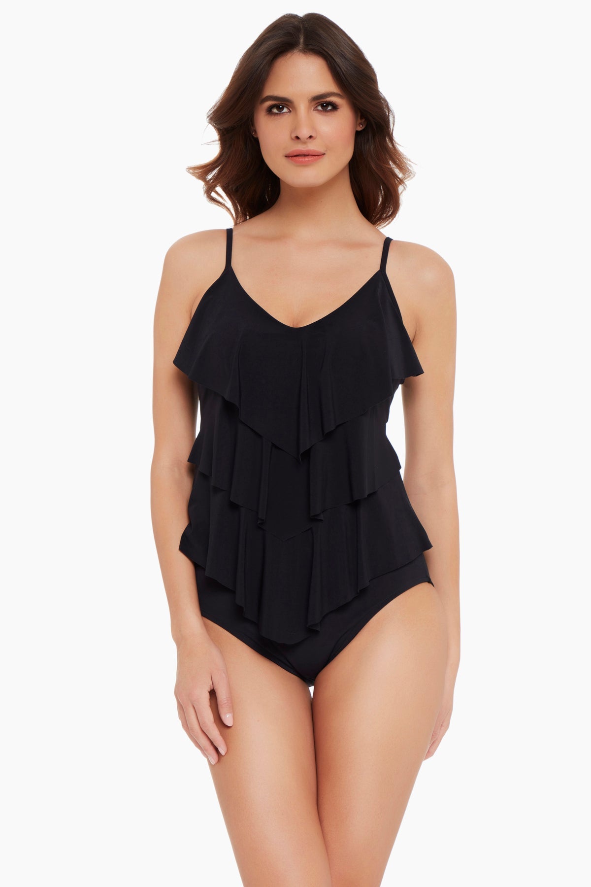 Miraclesuit Black Magicsuit Rita Tankini Top