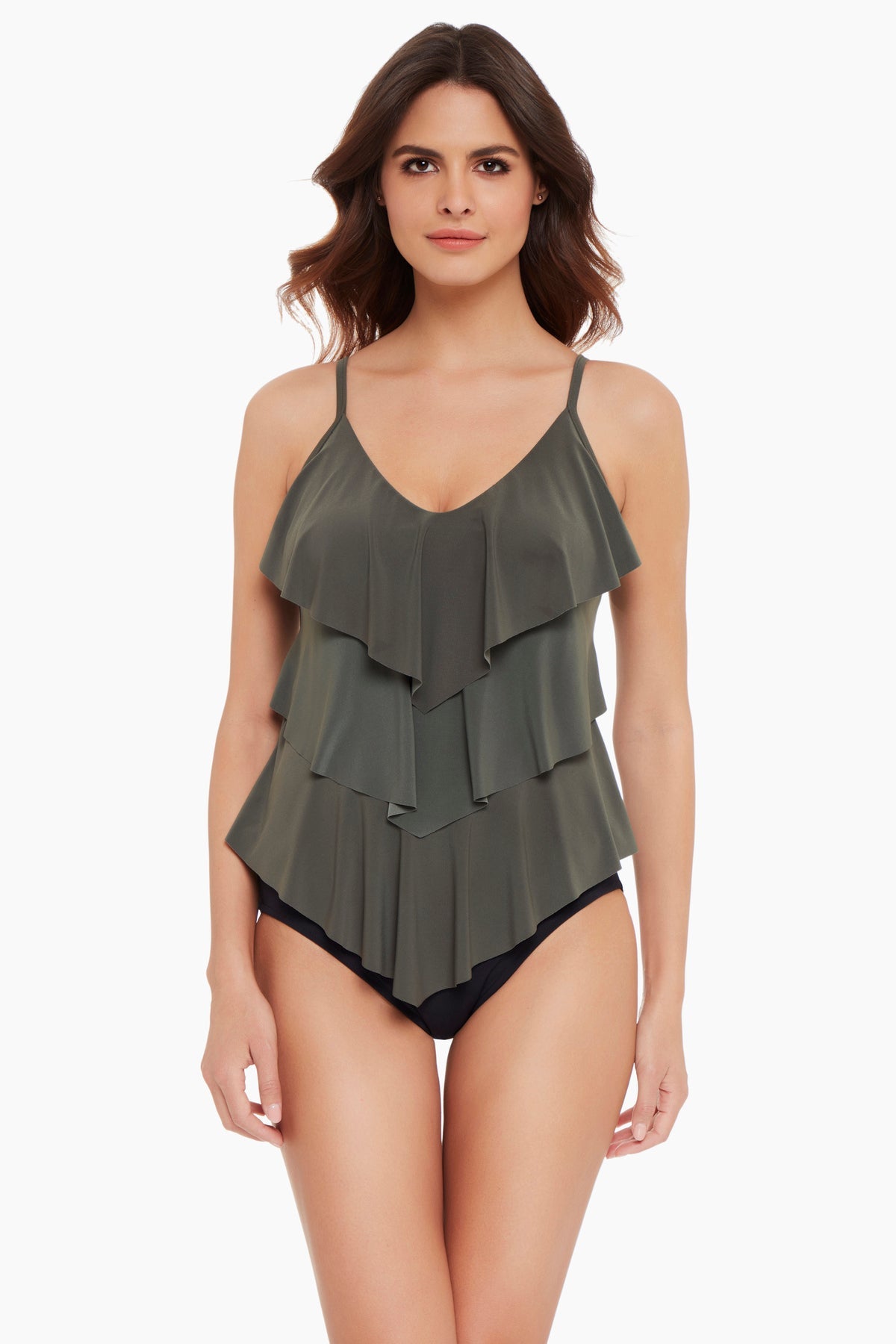 Miraclesuit Black Magicsuit Rita Tankini Top