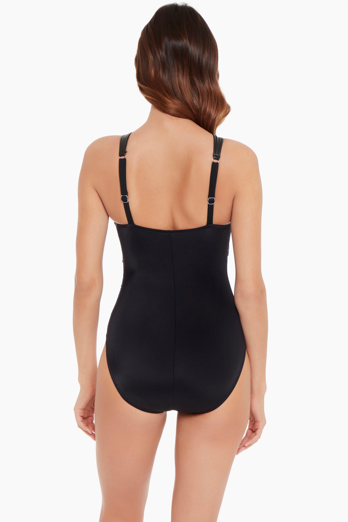 Miraclesuit Black Magicsuit Moto Chic Daryl One Piece Swimsuit