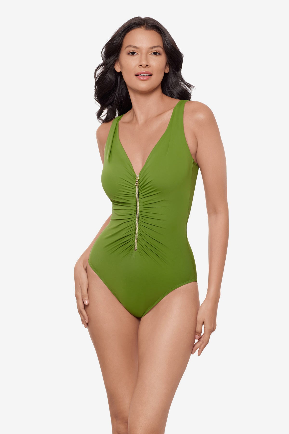 Miraclesuit Copper Zipt One Piece